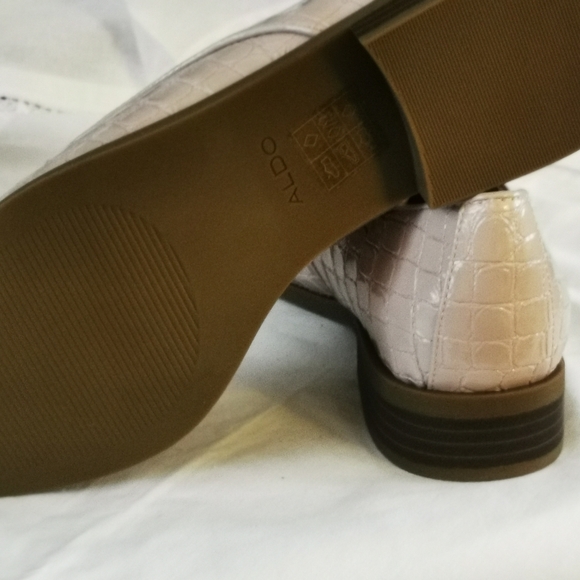Genuine Leather pink nude Aldo Oxfords - Picture 6 of 7